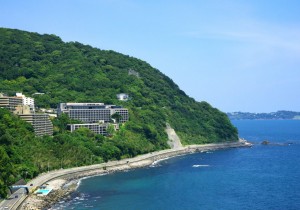 熱海の休館中ホテルの海一望、リニューアル改築案件プラン